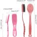 QiCheng&LYS Long Handle Hand Shower Brush - Pink (2PCS) - Multi-functional Bath, Shoe, Laundry, Board Brush - Buy Online on GoSupps.com