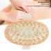 Massage Brush & Scalp Spa Massager - Wood Body Brush for Muscle Relaxation & Cellulite Care | International Shipping Available - Buy Online on GoSupps.com