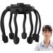 Ultra Scalp Massager Octopus - Electric Head Massage Device for Deep Relaxation | 10 Vibrating Contacts | Upgrade Black - Buy Online on GoSupps.com
