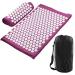 Dunlap Massage Pillow 62x38cm - Acupressure & Acupuncture Yoga Mat for Back Pain Relief - Purple Massage Device - Buy Online on GoSupps.com