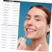PLAFOPE 2 Pairs Eyebrow Shaping Template Artificial Eyebrow Patch Eyebrow Stickers Hair Woman Makeup Tools 21x15cm Black 003 - Buy Online on GoSupps.com