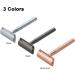 Tickas Stainless Steel Double Edge Safety Razor - Perfect Manual Mustache & Beard Removal Tool for Travel & Hotels - Buy Online on GoSupps.com