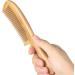 Onedor Handcrafted Green Sandalwood Fine Tooth Comb - Natural Anti-Static Hair Detangler for Men and Women - Buy Online on GoSupps.com