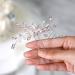 Unicra Rhinestone Hair Needles for Brides - Wedding Hair Jewelry with Pink Crystals | 2 Pieces - Buy Online on GoSupps.com