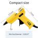 REIDEA Mini Hot Glue Gun Fast Heating for DIY Arts & Crafts - Home Repairs - Card, Plastic, Wood, Glass & Fabric - Yellow - Buy Online on GoSupps.com