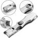 Ultra Sharp Nail Clippers Fingernail and Toenail Clippers Cutters Stainless Steel Wide Jaw Opening Anti Splash Sharp and Sturdy Easy to Use Portable Nail Trimmer Manicure Tools for Men & Women - Buy Online on GoSupps.com