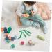 ULTECHNOVO 6pcs Kids Collection Tweezers Set - Craft, Wig Plucking, Science & Reptile Feeding Tongs - Green Medium - Buy Online on GoSupps.com