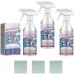 Bathroom Descaler Bathroom descaler Foam Cleaner Stubborn Stains Cleaner Bathroom Multipurpose Bathroom Foam Cleaner for Bathtub Sink Toilet Tiles (3PCS)