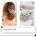 Jakawin Rhinestone Bride Wedding Hair Comb - Crystal Flower Bridal Accessory for Women and Girls - Buy Online on GoSupps.com