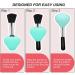 Reusable Makeup Brush Silicone Reusable Dust-Proof Protector Caps for Foundation Brush - Travel Makeup Brush Covers Suitable for Makeup Lovers Green - Buy Online on GoSupps.com