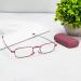 Buy Cokobin Foldable Reading Glasses - Stainless Steel Mini Anti-Blue - Pink +2.0 for Men & Women - Includes Hard Shell Case - Buy Online on GoSupps.com