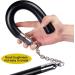 Rubber Training Nunchucks with Steel Chain and Bearing Ball System - Ideal for Beginners, Adults, and Professionals - 2PCS Black - Buy Online on GoSupps.com