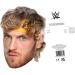 SM424 Logan Paul Cardboard Flat Face Mask - Buy Online on GoSupps.com