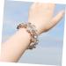 Buy Healvian 3-Stone Pearl Wedding Dress Accessories | Women's Tennis & Cuff Bracelet - Stretchable Bird Crystal Design - Buy Online on GoSupps.com