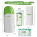 Wax Bear Roll on Wax Kit with Aloe Cartridge - Hair Removal Roller Waxing Kit for Women and Men - Includes 20 Strips and 5 After-Wax Wipes (Green) - Buy Online on GoSupps.com