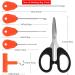 Shop Luroad Fishing Carp Accessories - Portable Bait Needle Drilling Tools Set for Carp Fishing | Locking Needle & Knot Puller in Orange - Buy Online on GoSupps.com