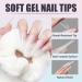 Blacico Nail Tips and Glue Gel Nail Kit - 500pcs Gel Tips, 5 in1 Gel Glue, UV/LED Lamp - Almond Acrylic Kit for Women - Buy Online on GoSupps.com
