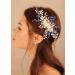 Deniferymakeup Wedding Bridal Pearl Hair Comb Vintage Something Blue Hair Accessory Updo Hair Jewelry for Women and Girls (Blue) - Buy Online on GoSupps.com