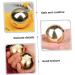 Magiclulu 6 StK Brass Massage Balls - Portable Gymnastics & Foot Massager - Enhance Relaxation & Exercise - Buy Online on GoSupps.com