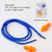 50 Pairs Reusable Silicone Ear Plugs for Sleeping & Hearing Protection - Noise Reduction for Shooting, Concerts, Swimming - Orange & Blue - Individually Wrapped - Pack of 1 - Buy Online on GoSupps.com