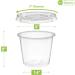 5 oz - 200 Sets Clear Disposable Plastic Portion Cups with Lids for Jello Shots, Meal Prep, Sauce, Slime, Crafts & More - Buy Online on GoSupps.com