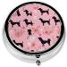 French Bulldog Flowers Mini Pill Box | 3 Compartment Travel Organizer | Portable Pill Case for Home & Office - Buy Online on GoSupps.com