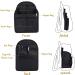Deesoo Small Backpack Organizer Insert for Diaper Bag - Black | 11x7.87x4.72 inches - Buy Online on GoSupps.com