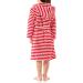 Schiesser Girls Bathrobe 104 - Red White Striped | Soft & Stylish Kids' Robes | International Shipping Available - Buy Online on GoSupps.com