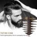 Noverlife 5PCS Men's Pompadour Hairstyling Combs - Professional Wide Teeth Texture Comb Set for Slicked Back Hairstyle - Buy Online on GoSupps.com