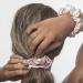 Shop Michoooyel 100% Silk Scrunchies - Soft Pink Hair Ties for Girls & Women | Durable Elastic Ponytail Holders & Hair Jewelry - Buy Online on GoSupps.com