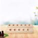 Mknzome Essential Oil Display Stand - 11 Holes Aromatherapy Organizer for Oils Nail Polish & Lipstick - Multifunctional Wooden Holder Gift - Buy Online on GoSupps.com