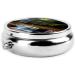 Waterfall View Round Pill Box - 3 Compartment Organizer for Travel | Portable Pocket Pill Holder - Buy Online on GoSupps.com