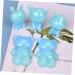 Zerodeko 2pcs Rabbit Ornaments Dessert Bear Shape Cartoon Baking Adorable Molds Tools Silicone Cake DIY 11.5X6.3X2.4CM White - Buy Online on GoSupps.com