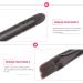 WOONEKY 30 Pcs Eye Shadow Brush Concealer Brush Double Sided Makeup Brush Sponge Stainless Steel Black - Buy Online on GoSupps.com