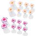 FRCOLOR Silicone Flower Toe Separator Spacers - 2 Boxes Manicure Toe Stretchers for Women Men - Reusable Toenail Cushions Style 2 - Buy Online on GoSupps.com