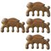 Healeved 4 pieces Massage comb from green sandal wood circulation promoting light sustainable head massage devices hand massage wide tooth scalp comb tool wooden comb women breastfeeding comb