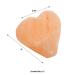 Pure Himalayan Salt Works Heart Massage Stone - Hand-Carved Pink Crystal for Therapy, Deodorant, Scrubs - 2.75 x 3 x 1.5 - Pack of 6 - Buy Online on GoSupps.com