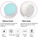 Manual Facial Cleansing Brush for All Skin Types - Blue - Buy Online on GoSupps.com