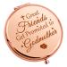 Mother's Day Godmother Gift for Women Friend Travel Makeup Mirror Birthday Gift Ideas Christian Baptism Gift for Sister Promoted Godmother Gift Friendship Gift Easter Prayer Gift Compact Makeup Mirror