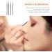 KALLORY 8 Pcs Fine Eyeliner Brush Make up for Face Eyeliner Beauty Brush Eye Brush Lipstick 18X0.4X0.4CMx2pcs Blackx2pcs - Buy Online on GoSupps.com
