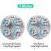 Latme Electric Scalp Massager - 4 Replacement Heads Portable Stress Relief & Head Scratcher - Perfect Gift for Muscles & Relaxation (White-Dark Gray) - Buy Online on GoSupps.com
