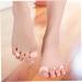 3 Pairs Silicone Toe Separators Elastic Toe Separators for Pedicure Breathable Bunion Corrector for Women Men Toe Separators - Buy Online on GoSupps.com
