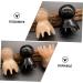 SESESFOUFU 1STK OCTOPUS Massage Comb - Natural Yak Horn Handicraft Tool for Scalp & Hair Care | Portable Massage Comb - Buy Online on GoSupps.com