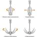 Large Folding Stainless Steel Grappling Hook for Outdoor Survival, Camping, Hiking - 4-Claw Grapple Hook for Tree & Mountain Climbing - Buy Online on GoSupps.com