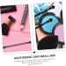 SOESFOUFU 30pcs Double Ended Eyeshadow Brush Makeup Blending Sponge Blush Stick Eye Makeup Wooden Handle Black - Buy Online on GoSupps.com