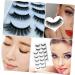 POPETPOP 5 Pairs Fake eyelashes fake makeup lashes magnetic false eyelashes false lashes bulk natural 3d layered effect eyelashes beauty accessories fake lashes fiber girl Hand made set - Buy Online on GoSupps.com