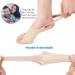 2pcs Bunion Corrector & Big Toe Protector | Hallux Valgus Splint Pad for Pain Relief & Comfort - Buy Online on GoSupps.com
