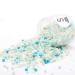 Super sprinkle snow flower |Colorful for baking and decorating |Cake decoration with chocolate pearls |Sugar snowflakes known from TV & print |Without AZO dyes (90g) 90 g (1 Pack)