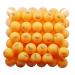 MAPOL 50- Pack Orange 3-Star Premium Ping Pong Balls Advanced Training Table Tennis Ball
