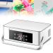 Insulin Cooler Refrigerated Box 2-8 Drug Reefer Cooler Travel Case Rechargeable Battery Mini Medicine Refrigerator for Diabetic Medication Organizer White-220V-Battery*2 Battery*2 White